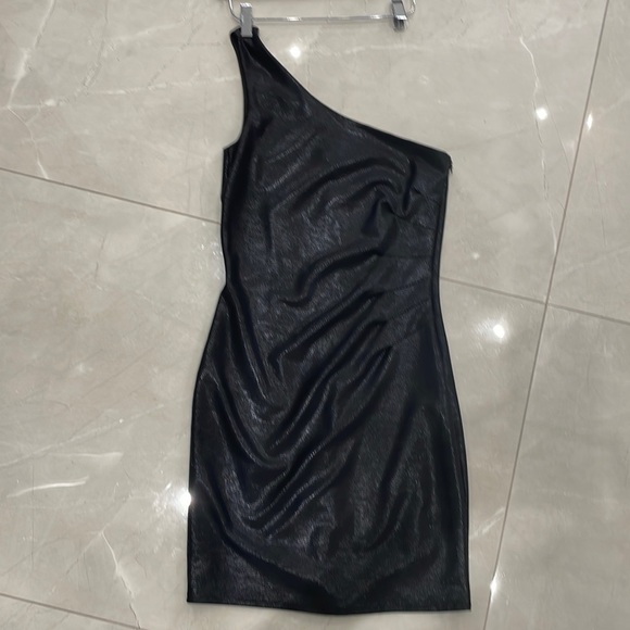 Laundry By Shelli Segal One Shoulder Dress - Picture 1 of 5